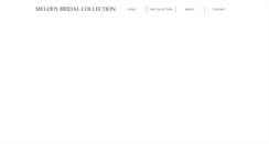 Desktop Screenshot of melodybridalcollection.com